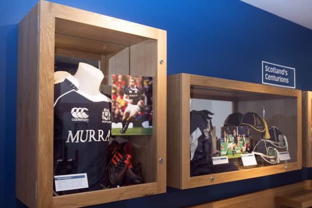 A first look at the Murrayfield hospitality suites and the Centurion display in the Cap & Thistle.

Picture: Neil Hanna Photography