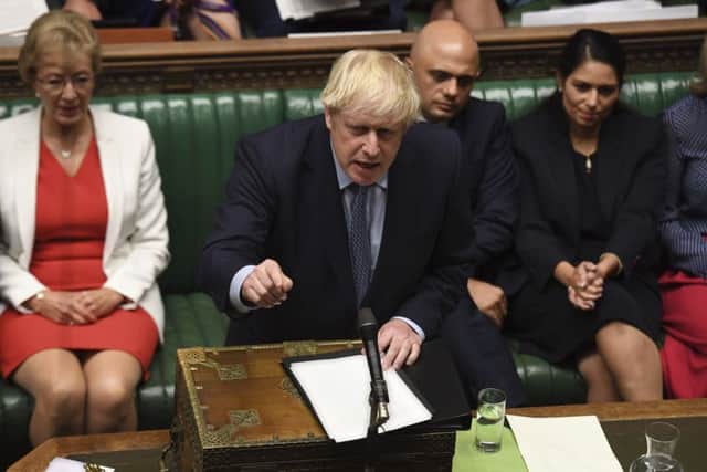Prime Minister Boris Johnson. (Jessica Taylor/House of Commons via AP)