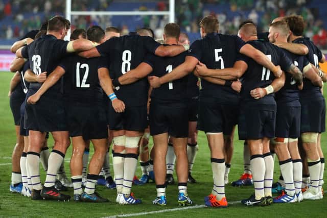 The Scotland players are eager to move on from the defeat by Ireland. Picture: Cameron Spencer/Getty Images
