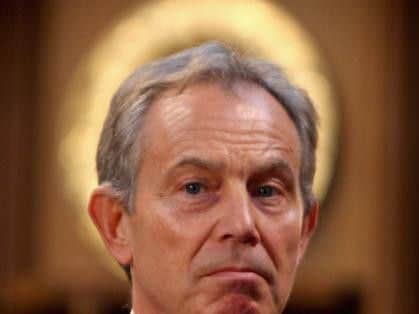 Former prime minister Tony Blair