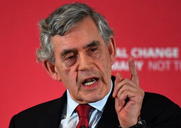 Gordon Brown will warn about the effects of a no-deal Brexit