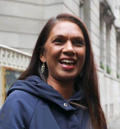 Anti-Brexit campaigner Gina Miller leaves the Millbank broadcast studios near the Houses of Parliament in central London on September 25, 2019. Photo by ISABEL INFANTES / AFP)ISABEL INFANTES/AFP/Getty Images