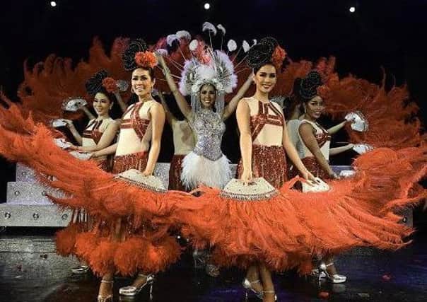 Ladyboys of Bangkok on tour in 2019. Picture: Reuters