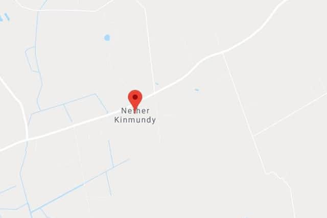 Brokenwind was a farm settlement near Kinmudy in 19th Century Aberdeenshire. Its name evolved over several decades having earlier been listed as Brokenwine and Brocken Weind.
