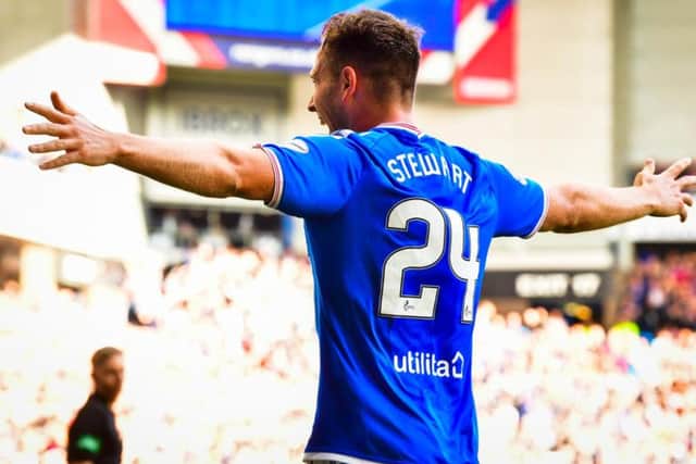 Greg Stewart was excellent fro Rangers against Aberdeen. Picture: SNS