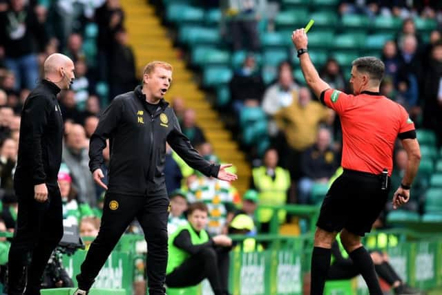 Now even managers are getting cards. Picture: SNS