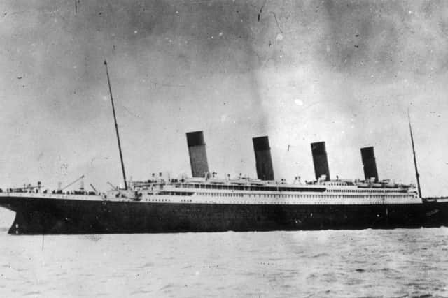 The Titanic on its maiden - and only - voyage