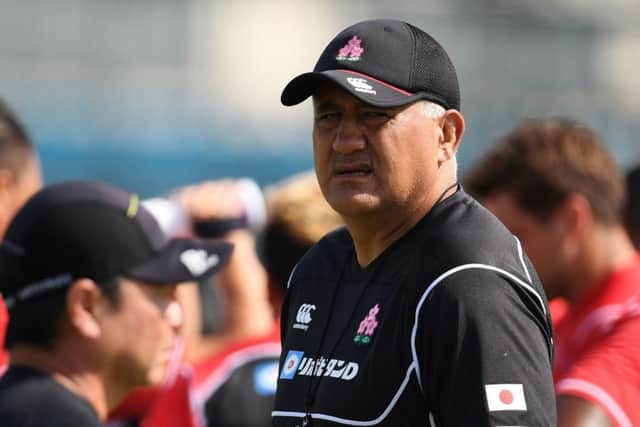 Japan's head coach Jamie Joseph.