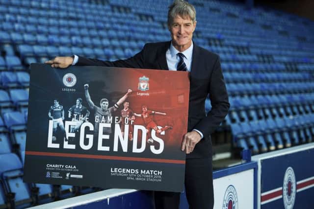 Richard Gough, at Ibrox to promote this months Game of Legends, has been impressed by Rangers counter-attack. Picture: SNS.