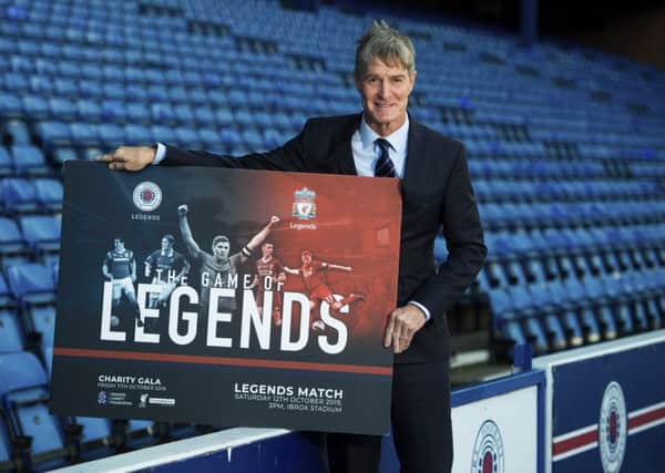 Richard Gough, at Ibrox to promote this months Game of Legends, has been impressed by Rangers counter-attack. Picture: SNS.