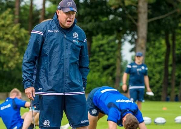 Defence coach Matt Taylor says the focus swiftly now changes to Russia first, then Japan. Picture: SRU/SNS