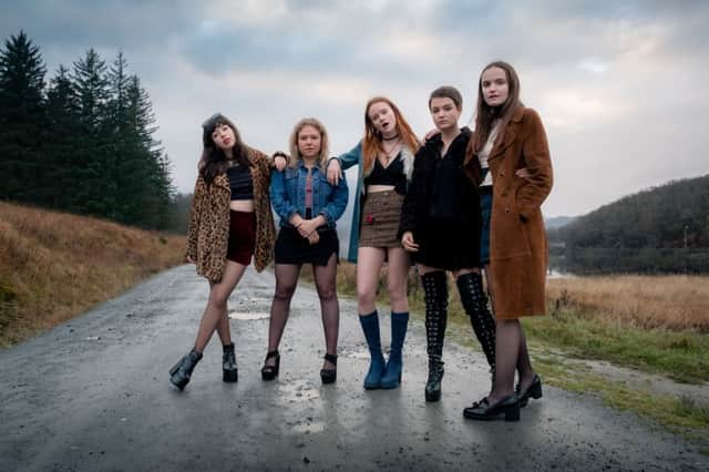 Here come the girls...the first images have been released for Scotland's next big feature film, which will see a group of teenage choirgirls from a strict Catholic school in the Higlands let loose in Edinburgh