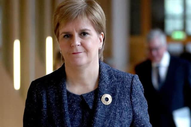 First Minister Nicola Sturgeon