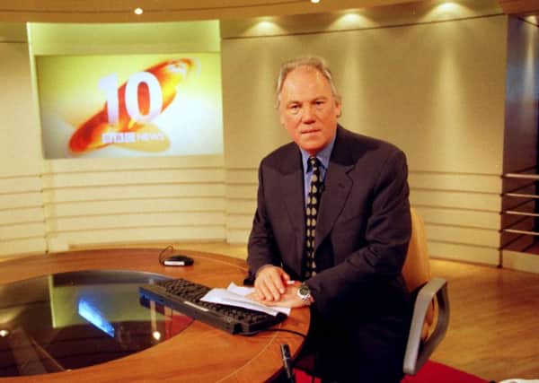 Peter Sissons at the helm of the BBC's News At Ten.