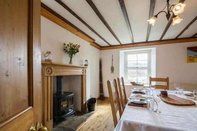Tucked away by the River Tay, The Ferry is a popular romantic retreat for couples, offering two bedrooms, an outdoor sauna and hot tub, log burning stove and open fireplace for the ultimate relaxation escape