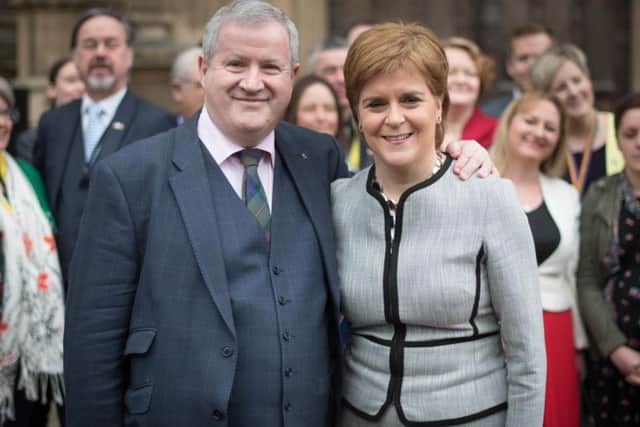 SNP Westminster leader Ian Blackford with First Minister Nicola Sturgeon