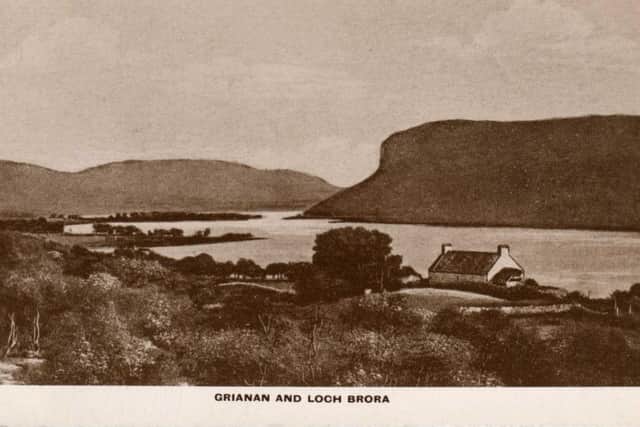 A postcard of Greenan, where the minister lived overlooking Loch Brora. PIC: Contributed.