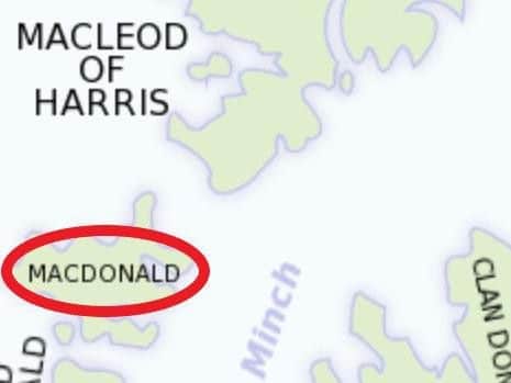 Undoubtedly most famous as the name of the fast food chains clown, Ronalds ancestors may have come from several places, including the Western Isle of Uist.