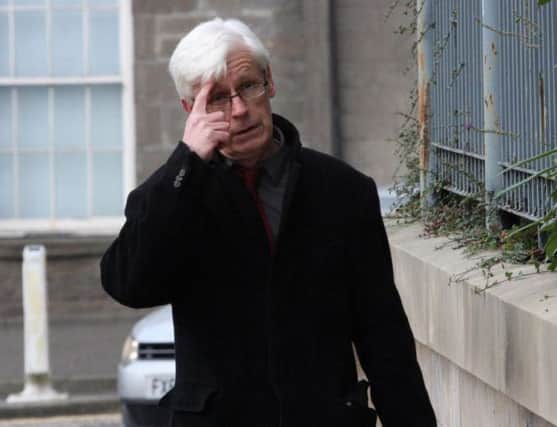 James Skelton Smith outside Dundee Sheriff Court. Picture: Tim Bugler