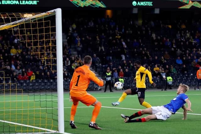 Roger Assale equalises for Young Boys five minutes into the second half.
