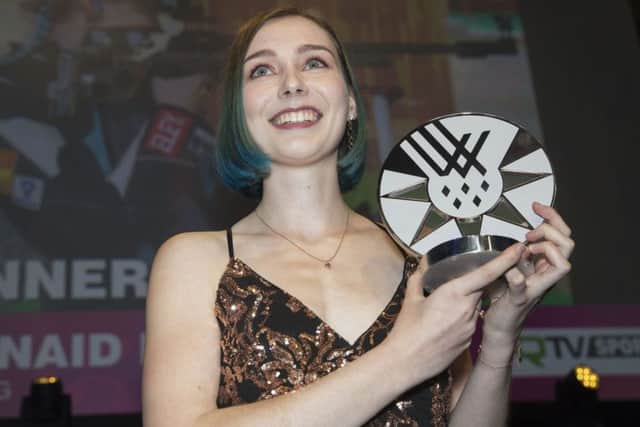 Seonaid McIntosh was named Female Athlete of the Year at the Scottish Sports Awards. Picture: Jeff Holmes