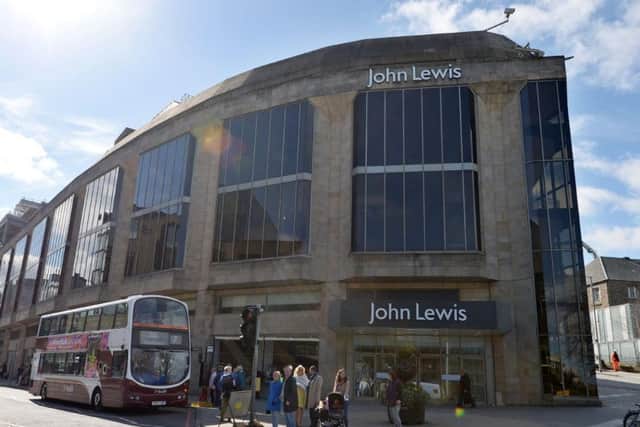It is not known if the Edinburgh store is among those sites where John Lewis is seeking a reduction. Picture: Neil Hanna