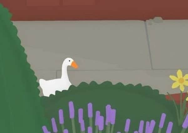 A scene from Untitled Goose Game, which says more about human feelings of helplessness in troubled times than the actual animals, even if they do HONK! (Picture: House House/Panic)