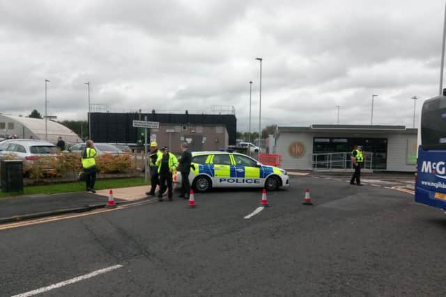Police have restricted access to Glasgow Airport where crews are dealing with a suspicious package