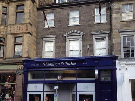 Armed men stormed into Edinburghs Hamilton and Inches jewellery shop in 2014 and stole watches and gem-studded jewellery worth 1.35m. They were convicted in 2015.