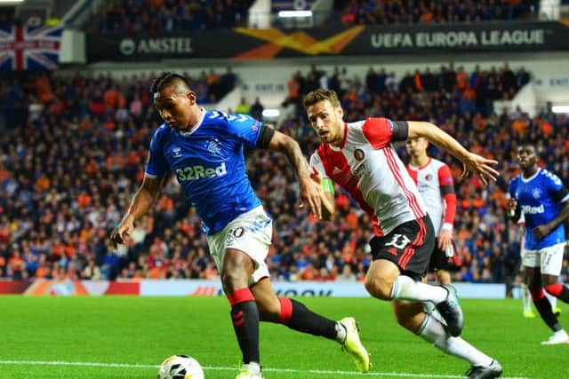 Alfredo Morelos excelled in the previous match against Feyenoord.