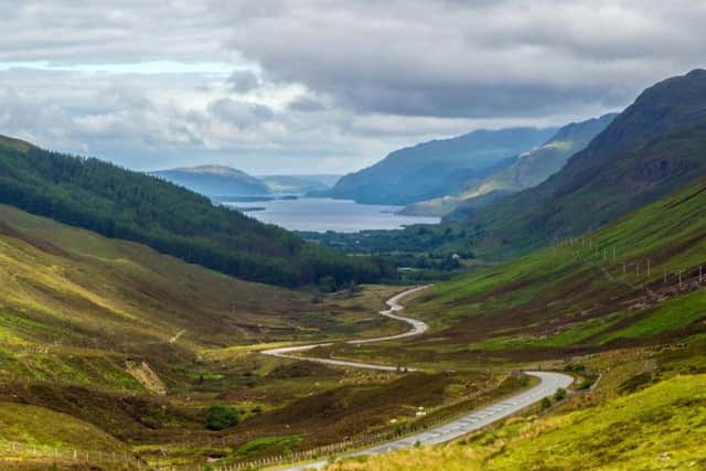 View of Loch Maree from Glen Doherty - part of the North Coast 500 scenic route around the north coast of Scotland.Picture: Getty Images