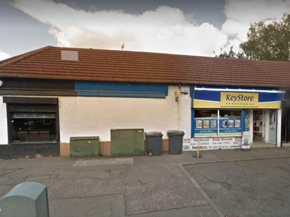 The incident was reported at around 1pm on Friday at the KeyStore shop on Monreith Avenue in Bearsden, East Dunbartonshire. Picture: Google