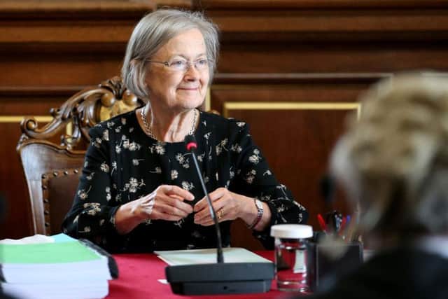 Justice of the Supreme Court, Baroness Hale of Richmond, one of five Supreme Court justices, gave her advice to young women. Picture: PA