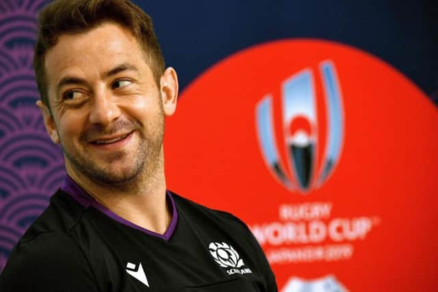 Scotland scrum-half Greig Laidlaw has become something of a cult hero in Japan. Picture: Filippo Monteforte/AFP via Getty Images