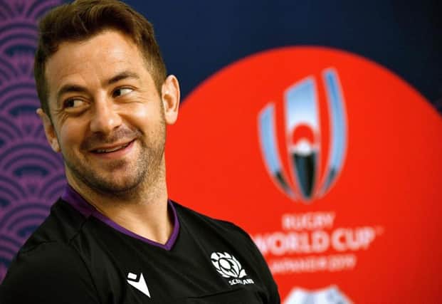 Scotland scrum-half Greig Laidlaw has become something of a cult hero in Japan. Picture: Filippo Monteforte/AFP via Getty Images