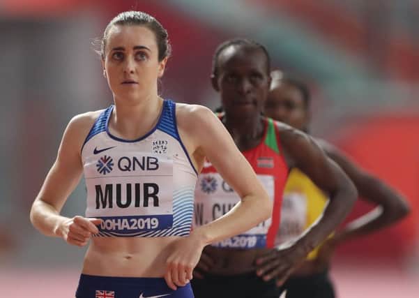 Laura Muir is aiming for a medal in the 1500m final in Doha. Picture: AFP via Getty Images