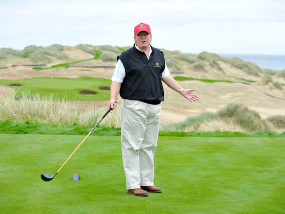 The US presidents Trump International Golf Links firm in Aberdeenshire has failed to turn a profit for the seventh year in a row. PIC: TSPL.