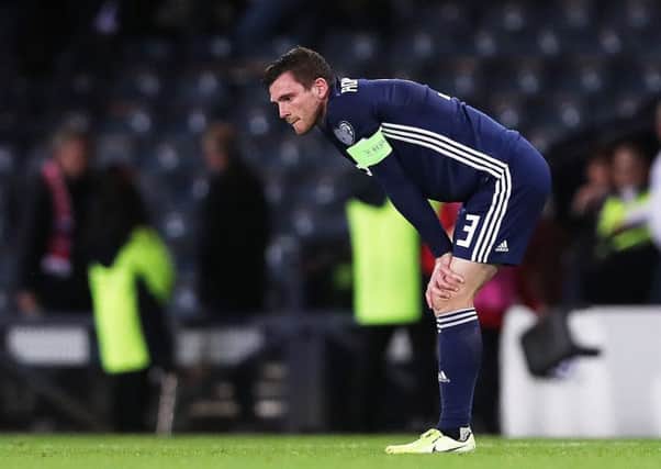 Andy Robertson has had mixed fortunes this season, with his Liverpool team thriving but Scotland struggling to qualify for Euro 2020. Picture: Ian MacNicol/Getty Images
