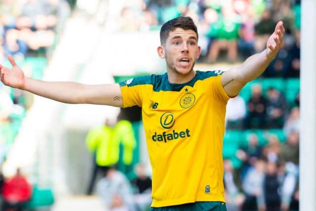 Ryan Christie in action for Celtic.