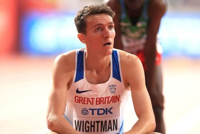 Jake Wightman will be going for gold in the men's 1,500m final in Doha on Sunday night. Picture: Mike Egerton/PA