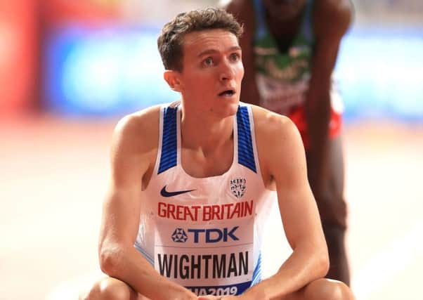 Jake Wightman will be going for gold in the men's 1,500m final in Doha on Sunday night. Picture: Mike Egerton/PA