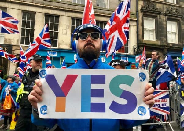 Thousands turned out for Saturday's march, but such events remain a poor guide to public opinion, writes John Curtice. Picture: Lisa Ferguson