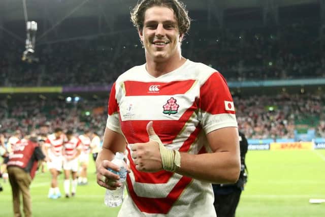 Japan lock James Moore says the host nation's fans are the best in the world. Picture: Getty Images