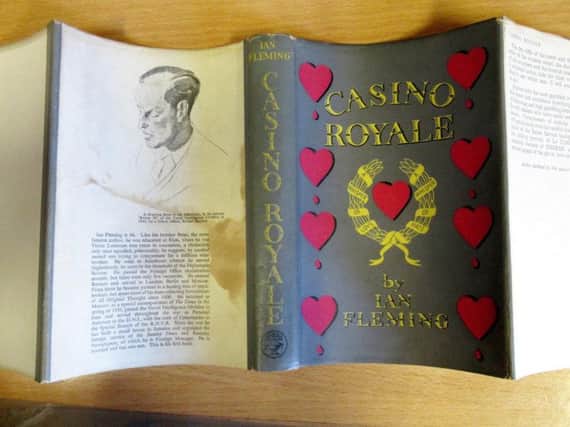 The titles will go under the hammer at Lyon & Turnbull in Edinburgh on October 9, which includes a first edition copy of Flemings first novel, Casino Royale. Picture: SWNS