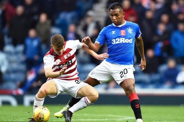 Rangers striker Alfredo Morelos. Picture: SNS