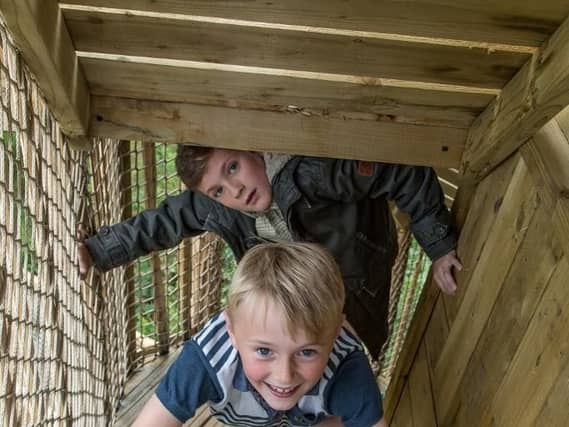 The adventure playground at Brodick Castle. Picture: National Trust for Scotland