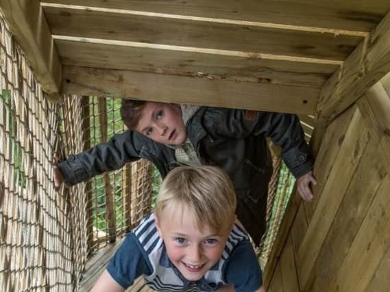 The adventure playground at Brodick Castle. Picture: National Trust for Scotland
