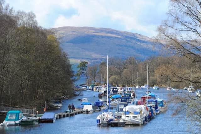 Boats berthed at Balloch by Loch Lomond (Picture: Robert Perry)