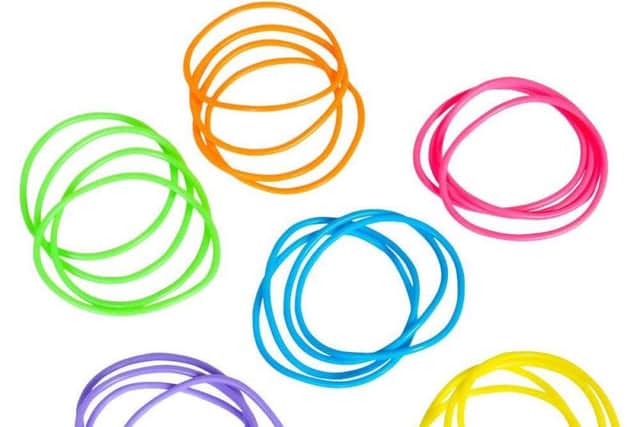 The colour of each band revealed a different code - yellow meant you'd hugged a boy, purple meant you'd had a proper snog and black meant you'd gone all the way