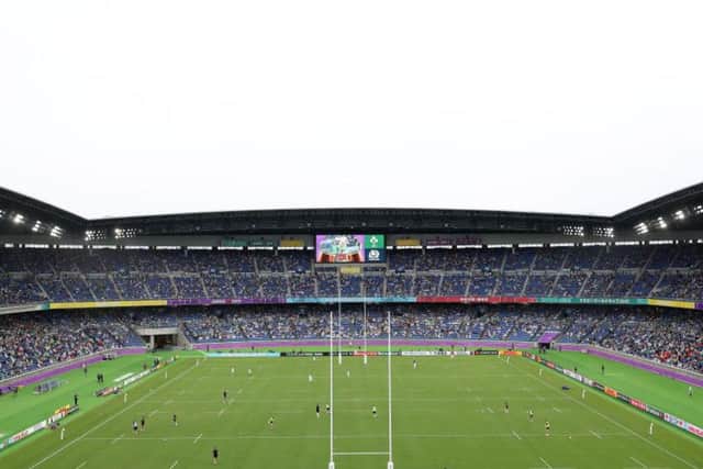 Yokohama International Stadium, which is due to host the final Pool A match between Japan on Scotland on Sunday. Picture: Getty Images